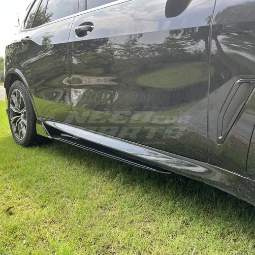 Side Skirts For BMW X5 G05 Pre-LCI M Sport & M50i & M50d Only – M Performance Look, Gloss Black