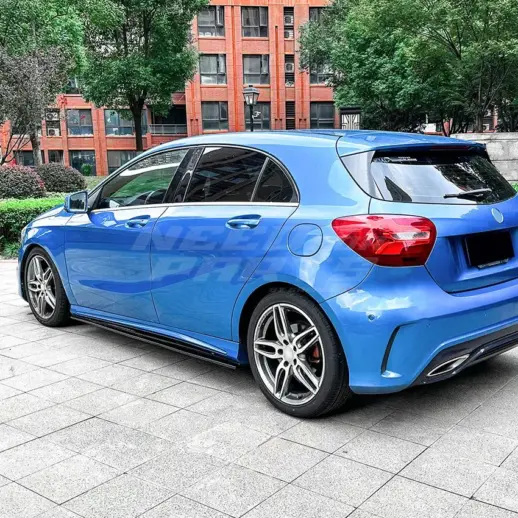 Side Skirts For Mercedes A Class W176 AMG Line Only – AMG Look, Gloss Black