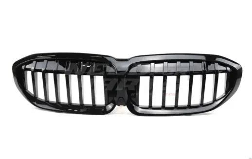 Single Line Grille For BMW 3 Series G20/G21 Pre-LCI Standard & M Sport & M340d & M340i Only – M Performance Look, Gloss Black