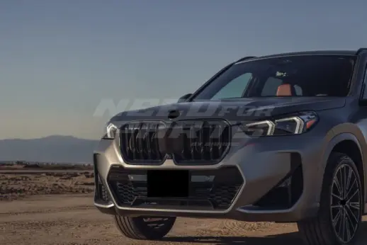Single Line Grille For BMW X1 U11 (2022-present) Standard & M Sport & M35i Only – M Performance Look, Gloss Black