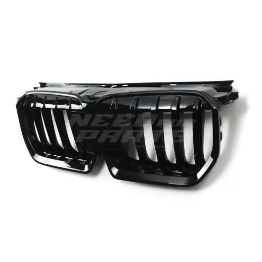 Single Line Grille For BMW X1 U11 (2022-present) Standard & M Sport & M35i Only – M Performance Look, Gloss Black