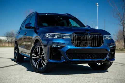 Single Line Grille For BMW X7 G07 Pre-LCI Standard & M Sport & M50d & M50i Only – M Performance Look, Gloss Black
