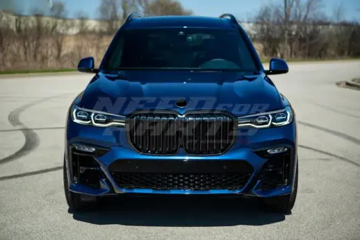 Single Line Grille For BMW X7 G07 Pre-LCI Standard & M Sport & M50d & M50i Only – M Performance Look, Gloss Black