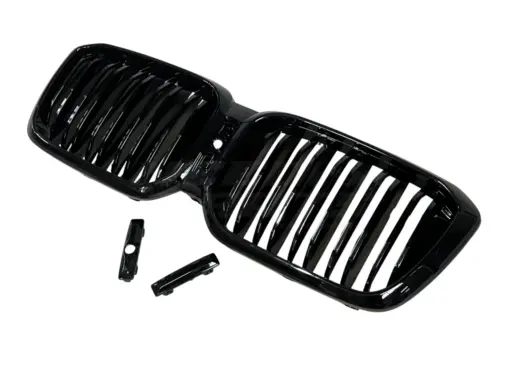 Nieren dubbele spijl voor BMW X3 G01 LCI & BMW X4 G02 LCI – M Performance Look, Hoogglans Zwart