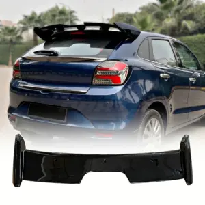 Universal Roof Spoiler For Hatchback – Racing Look, Gloss Black