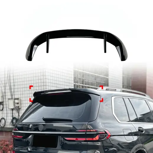Dakspoiler voor BMW X7 G07 – M Performance Look, Hoogglans Zwart