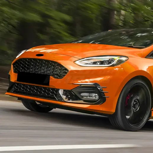Aero flaps voorbumper voor Ford Fiesta Mk8 (JA8-JR8) ST – ST Look, Hoogglans Zwart