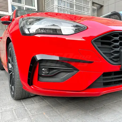 Aero flaps voorbumper voor Ford Focus Mk4 (C519) Pre-Facelift ST – ST Look, Hoogglans Zwart