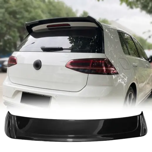 Dakspoiler voor Volkswagen Golf 7/7.5 (Hatchback) Standard – Racing Look, Hoogglans Zwart