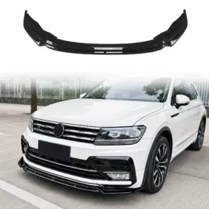 Front Splitter Voor Volkswagen Tiguan 2 (SUV) Pre-Facelift R Line – Sport Look, Hoogglans Zwart