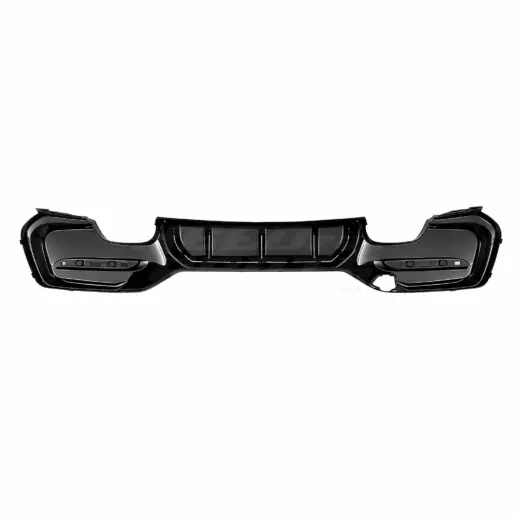 Diffuser voor BMW 1 Series F20/F21 LCI M Sport & M140 & M135 – O-O – M Performance Look, Hoogglans Zwart