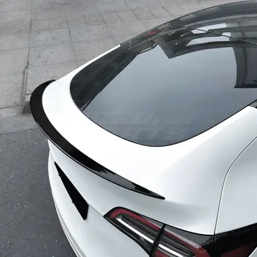 Achterspoiler voor Tesla Model Y MY Pre-Facelift – Super Sport Look, Hoogglans Zwart