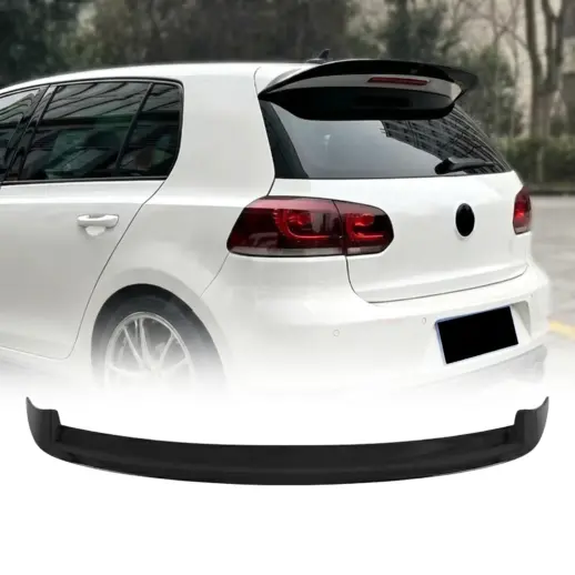 Dakspoiler voor Volkswagen Golf 6 (Hatchback) R Line & GTI & GTD & R – GTI Look, Hoogglans Zwart