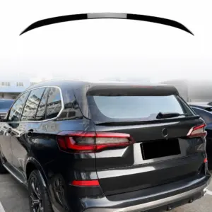 Mid Spoiler Voor BMW X5 G05 – Sport Look, Hoogglans Zwart