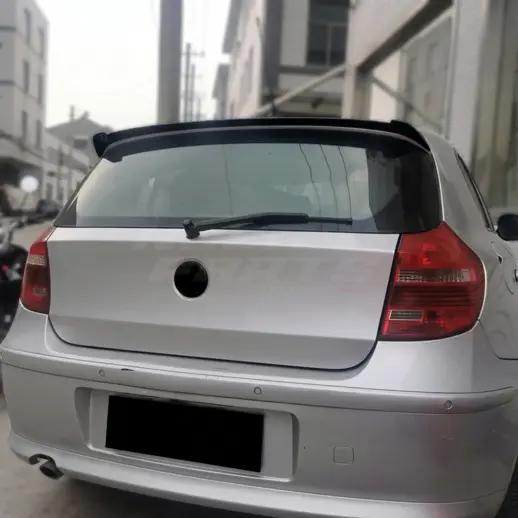 Dakspoiler voor BMW 1 Series E87 – Racing Look, Hoogglans Zwart