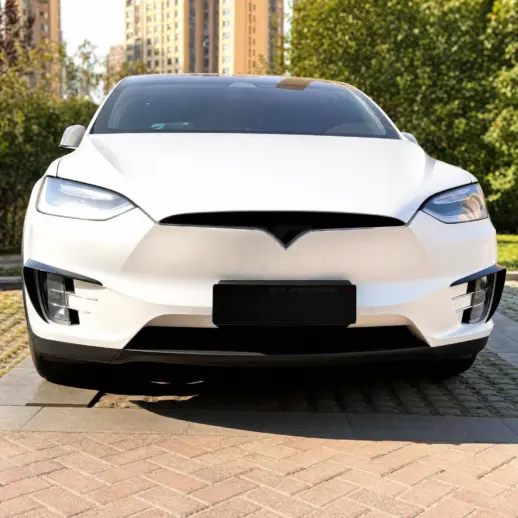 Aero flaps voorbumper voor Tesla Model X MX – Performance Look, Hoogglans Zwart