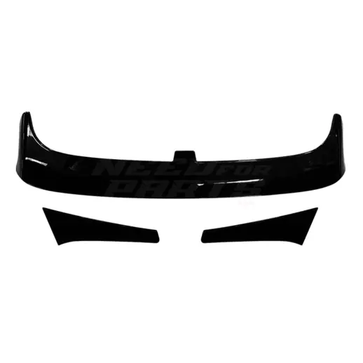 Dakspoiler 3-delig voor Volkswagen Golf 7/7.5 (Hatchback) R Line & GTI & GTE & GTD & R – Clubsport Look, Hoogglans Zwart