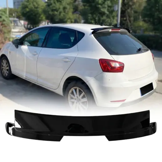 Dakspoiler voor Seat Ibiza Mk4 – Sport Look, Hoogglans Zwart