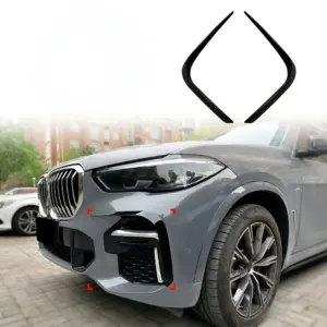 Front Bumper Trims Voor BMW X5 G05 Pre-LCI M Sport & M50i & M50d – M Performance Look, Hoogglans Zwart