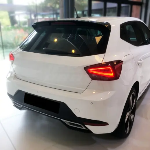 Dakspoiler voor Seat Ibiza Mk5 – Sport Look, Hoogglans Zwart