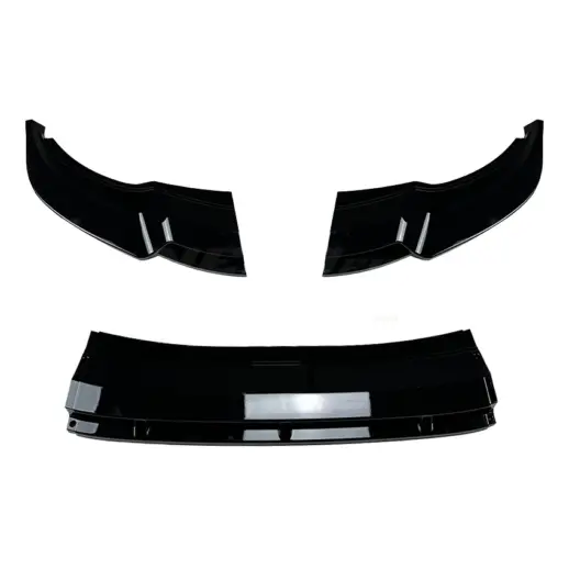 Voorspoiler voor Volkswagen Tiguan 2 (SUV) Facelift R Line – Sport Look, Hoogglans Zwart