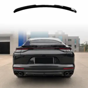 Spoiler Extension Voor Porsche Panamera G2 – Sport Look, Hoogglans Zwart
