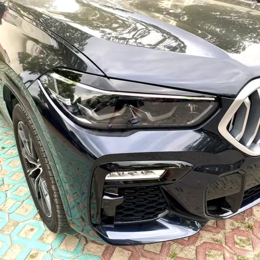 Koplampspoilers voor BMW X5 G05 Pre-LCI & BMW X6 G06 Pre-LCI – M Performance Look, Hoogglans Zwart