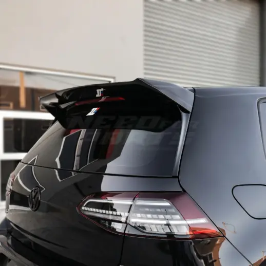 Dakspoiler voor Volkswagen Golf 7/7.5 (Hatchback) R Line & GTI & GTE & GTD & R – Performance Look, Hoogglans Zwart