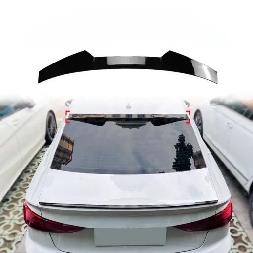 Dakspoiler voor Audi A3/S3/RS3 8V (Sedan) – Sport Look, Hoogglans Zwart