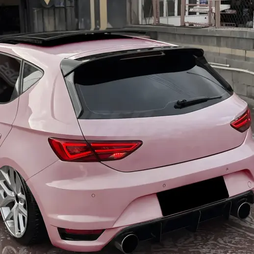 Dakspoiler voor Seat Leon Mk3 – Cupra Look, Hoogglans Zwart