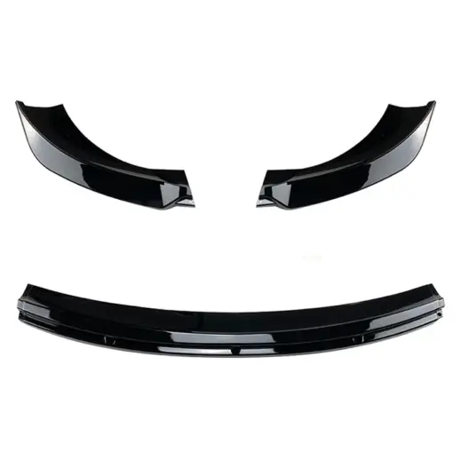 Voorspoiler voor Tesla Model 3 M3 Pre-Facelift – Sport Look, Hoogglans Zwart