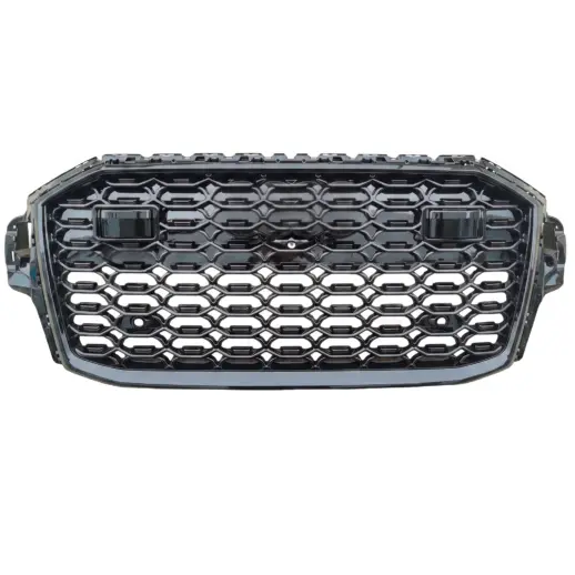 Grill voor Audi Q7/SQ7 4M (SUV) Facelift – RSQ7 Look, Hoogglans Zwart