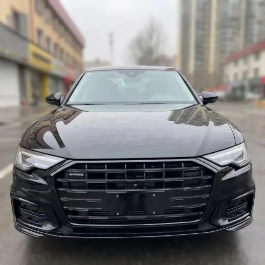Mistlampcovers voor Audi A6 S Line/S6 C8 (Avant & Sedan) Pre-Facelift – Sport Look, Hoogglans Zwart