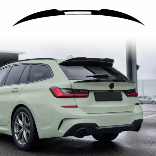 Middenspoiler voor BMW 3 Series G21 – Super Sport Look, Hoogglans Zwart