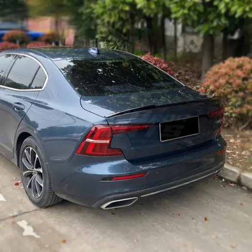 Achterspoiler voor Volvo S60 Mk3 (224) Pre-Facelift Standard – Sport Look, Hoogglans Zwart