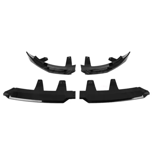 Voorspoiler voor BMW X3 G45 M Sport & M50 – M Performance Look, Hoogglans Zwart