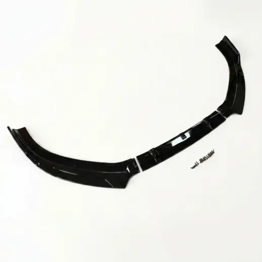 Voorspoiler voor Audi A3 S Line/S3 8V (Cabriolet & Sedan) Pre-Facelift – S3 Look, Hoogglans Zwart
