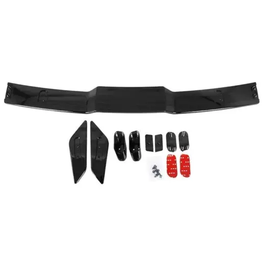 Achterspoiler – Super Sport Look, Hoogglans Zwart