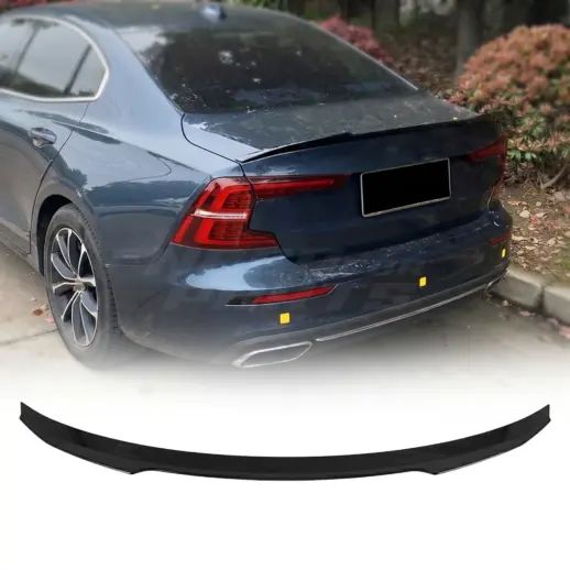 Achterspoiler voor Volvo S60 Mk3 (224) Pre-Facelift Standard – Sport Look, Hoogglans Zwart