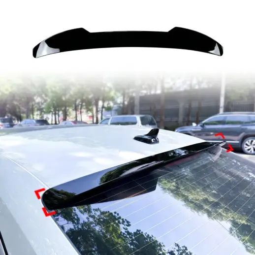 Dakspoiler voor Audi A3/S3/RS3 8Y (Sedan) – M4 Look, Hoogglans Zwart