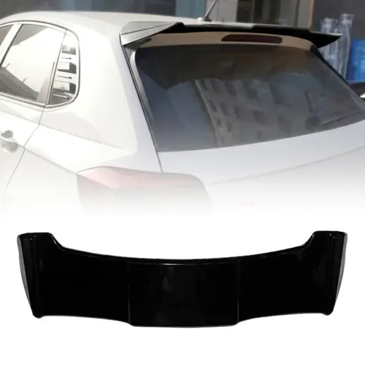 Dakspoiler voor Volkswagen Polo 6 (Hatchback) Pre-Facelift Standard & R Line – Racing Look, Hoogglans Zwart