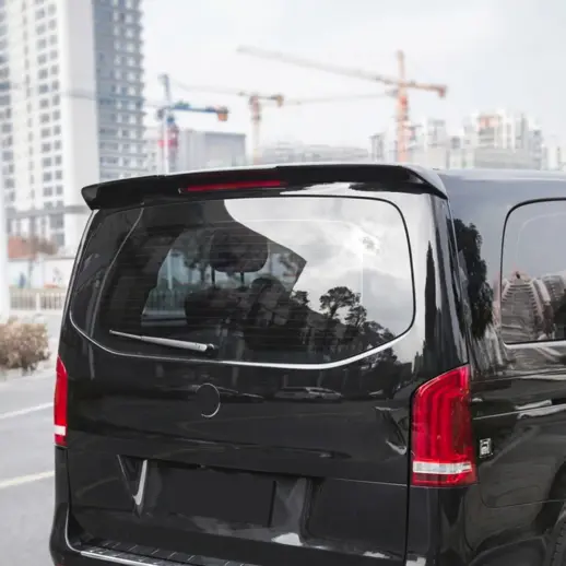 Dakspoiler voor Mercedes V Class V447 & Mercedes Vito W447 – Performance Look, Hoogglans Zwart