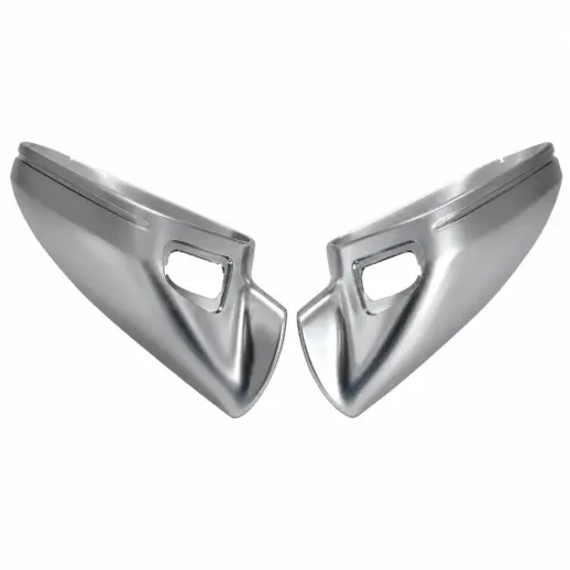 Spiegelkappen (Vervangend) met side assist voor Audi A6/S6/RS6 C7 (Allroad & Avant & Sedan) Facelift – S6 Look, Chroom