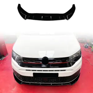 Front Splitter Voor Volkswagen Caddy Mk4 (Minivan) – Sport Look, Hoogglans Zwart