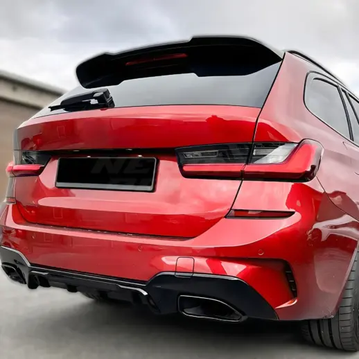 Dakspoiler voor BMW 3 Series G21 – Super Sport Look, Hoogglans Zwart