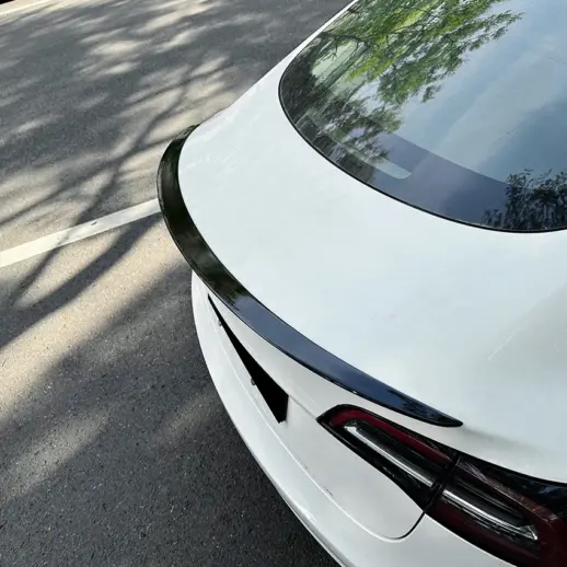 Achterspoiler voor Tesla Model 3 M3 Pre-Facelift – Sport Look, Hoogglans Zwart
