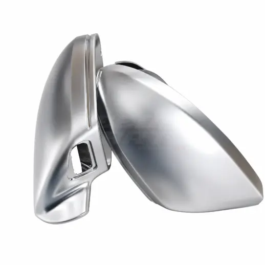 Spiegelkappen (Vervangend) met side assist voor Audi A6/S6/RS6 C7 (Allroad & Avant & Sedan) Facelift – S6 Look, Chroom