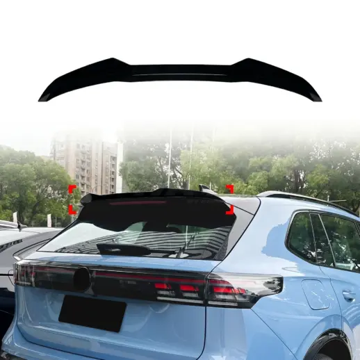Dakspoiler voor Volkswagen Tiguan 3 (SUV) – Sport Look, Hoogglans Zwart