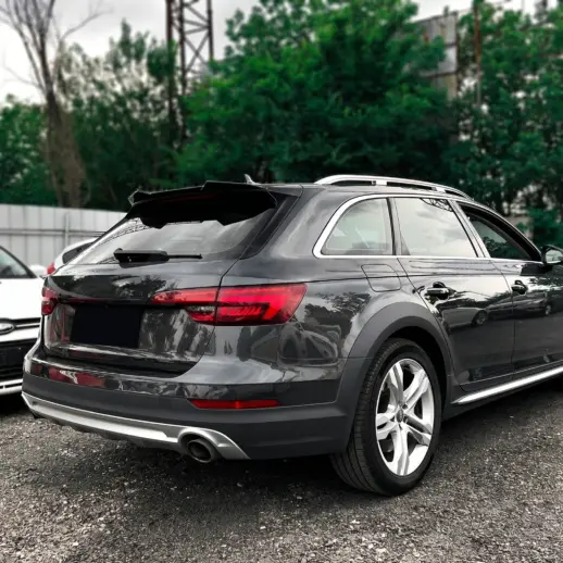 Dakspoiler voor Audi A4/S4/RS4 B9 (Avant) – Racing Look, Hoogglans Zwart