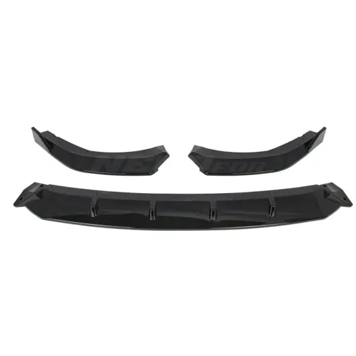 Voorspoiler voor Volkswagen Golf 8.5 (Hatchback) R Line & GTI & GTE – Sport Look, Hoogglans Zwart